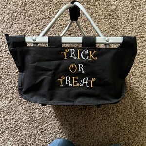 Black Trick or Treat Tote